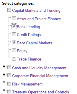 Core Elements of Treasury categories